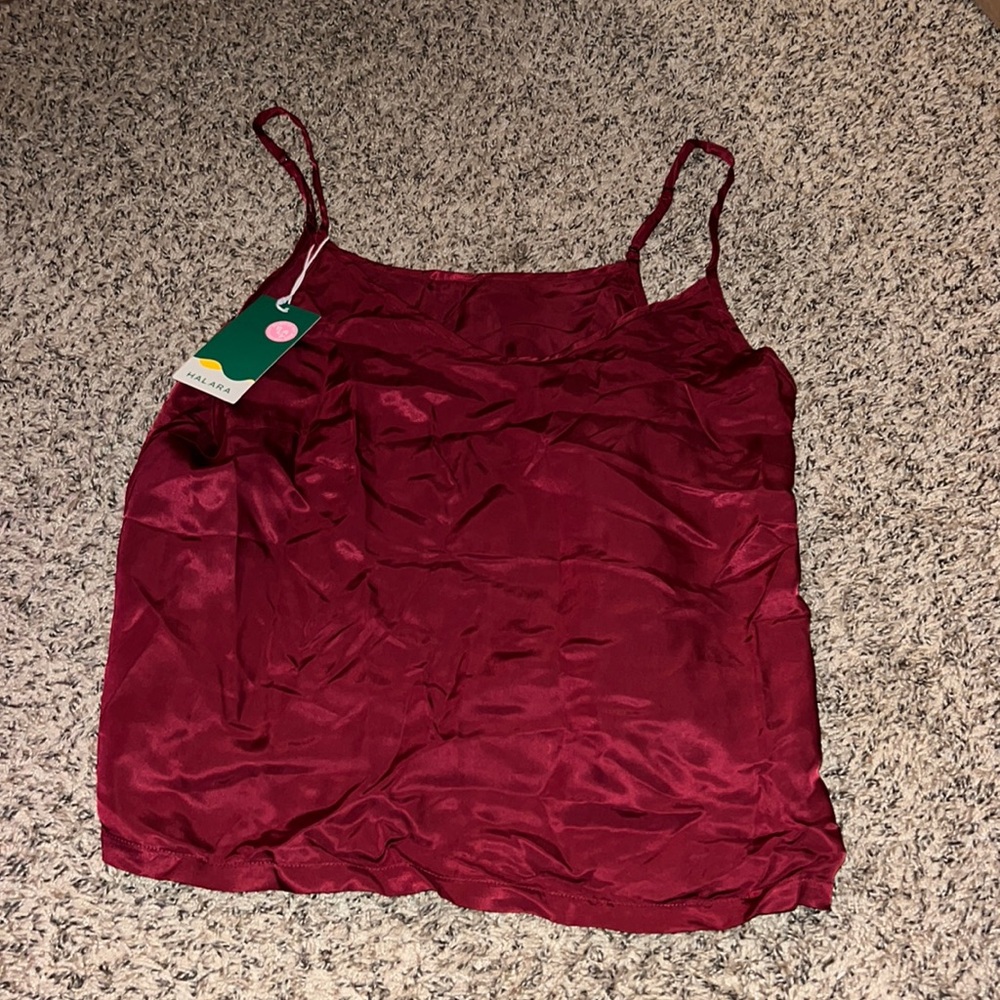 Halara silk tank